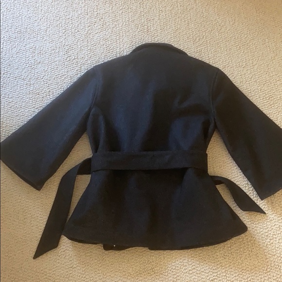 Belted Gap three quarter length wool blend coat - Picture 5 of 8